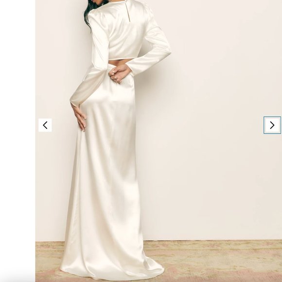 Reformation Barcelona Silk Two Piece - Picture 5 of 15